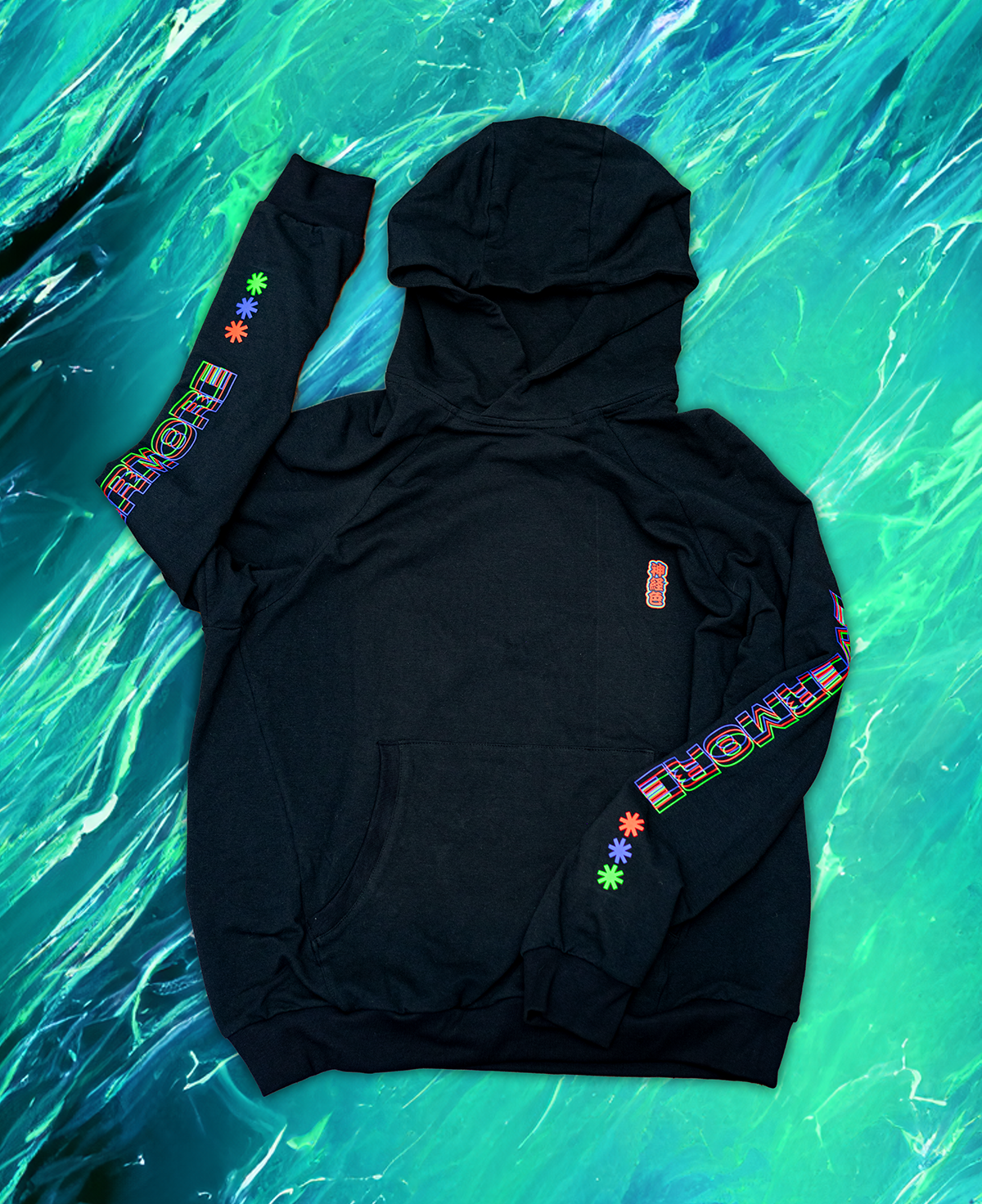 evermore — 永々 Black Hoodie