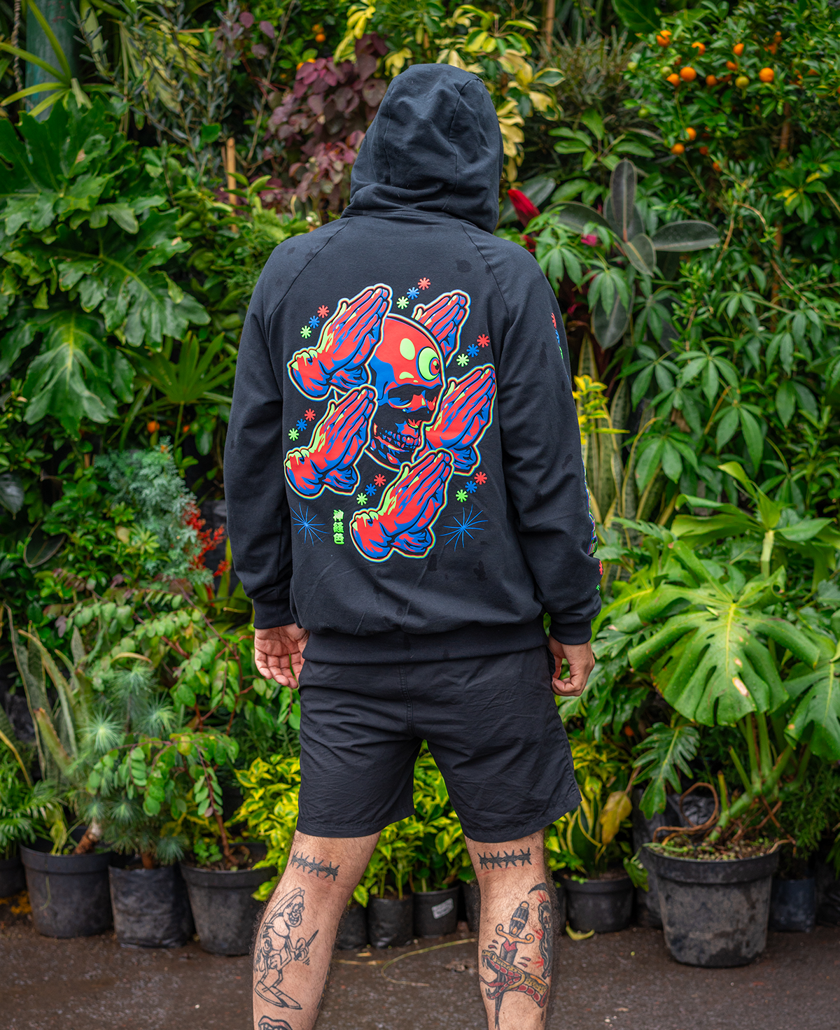 evermore — 永々 Black Hoodie