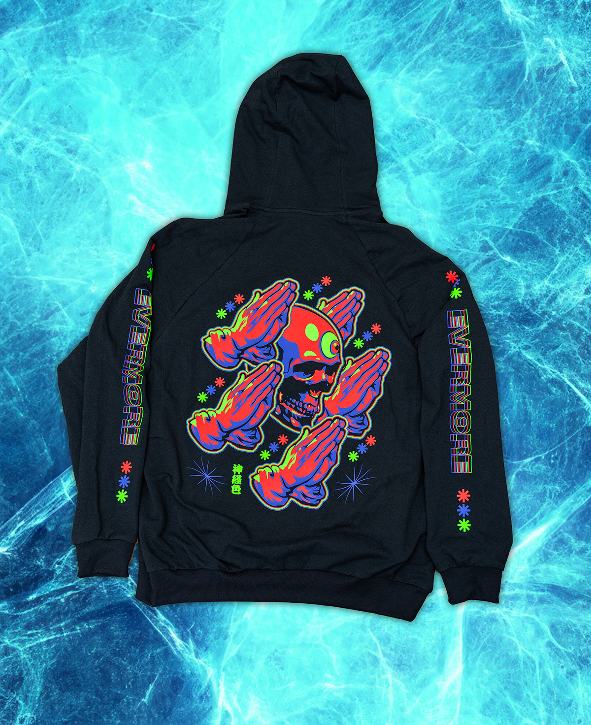 evermore — 永々 Black Hoodie
